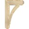 Ekena Millwork Thorton Craftsman Rough Sawn Bracket, Douglas Fir, 4"W x 16"D x 24"H BKT04X16X24THR04RDF - alternate 4